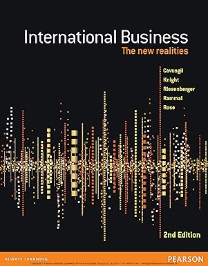 Solution manual  International Business The New Realities 2nd ediiton by  S. Tamer Cavusgil , Gary Knight , John R. Riesenberger , Hussain G. Rammal 