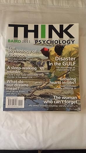 Test Bank  THINK Psychology 2nd Edition by Abigail Baird 
