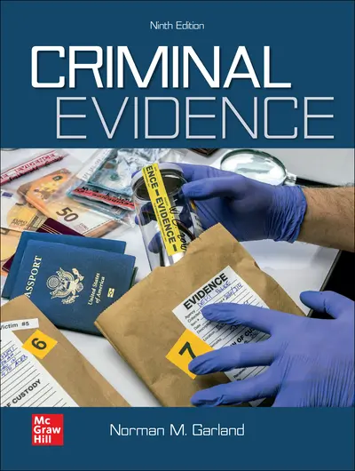 (eBook PDF)Criminal Evidence 9th Edition  by Norman Garland