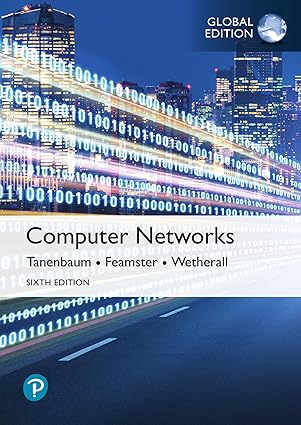 Solution manual  Computer Networks,6th Global Edition by Andrew Tanenbaum , David Wetherall 