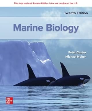 Test Bank  Marine Biology 12th Edition by Peter Castro