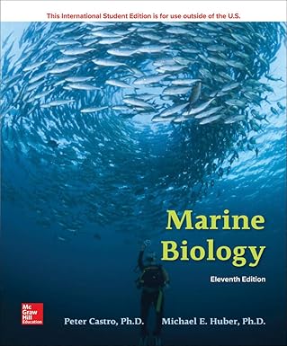 Test Bank  Marine Biology 11th Edition by Peter Castro , Michael Huber
