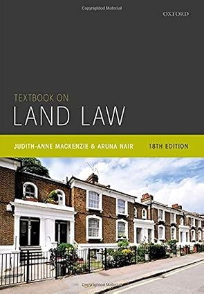 (eBook PDF)Textbook on Land Law 18th Edition by Judith-Anne MacKenzie , Aruna Nair 