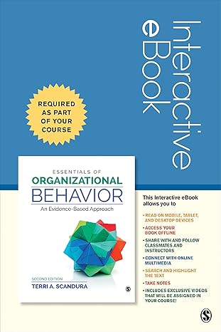 (eBook PDF)Essentials of Organizational Behavior_An Evidence Based  by Terri A. Scandura