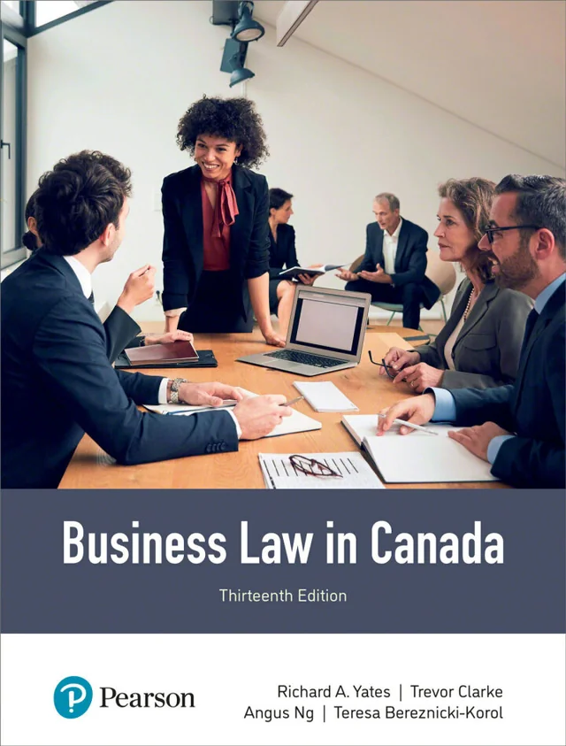 (eBook PDF)Business Law in Canada 13th edition by Pearson Canada