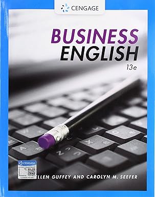 (eBook PDF)Business English 13th Edition by Mary Ellen Guffey , Carolyn Seefer