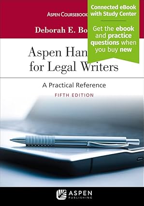 (eBook PDF)Aspen Handbook for Legal Writers A Practical Reference 5th by Bouchoux 