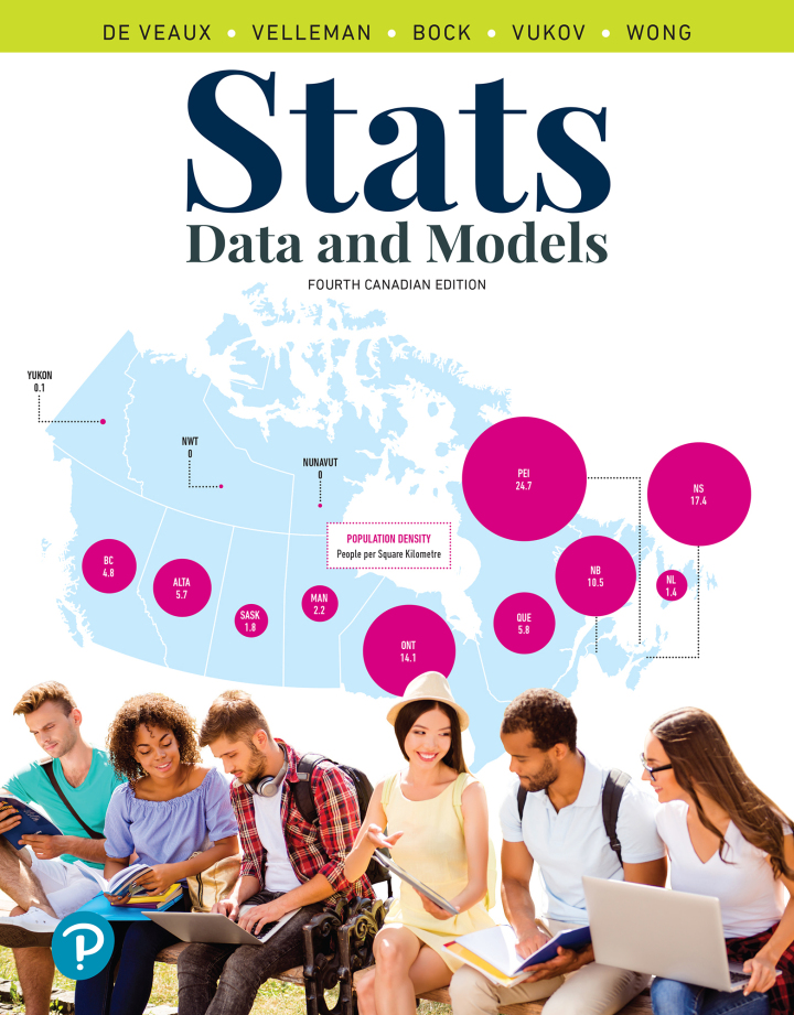 (eBook PDF)Stats Data and Models 4th Canadian Edition by Pearson Canada