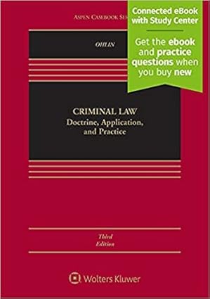 (eBook PDF)Criminal Law Doctrine, Application, and Practice 3rd