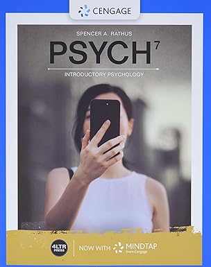 (eBook PDF)PSYCH (MindTap Course List) 7th Edition by Spencer Rathus 