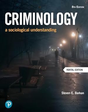 (eBook PDF)Criminology: A Sociological Understanding 8th by Steven E. Barkan