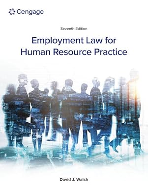 (eBook PDF)Employment Law for Human Resource Practice 7th Edition by David Walsh 