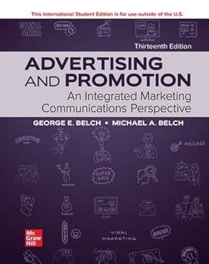 (eBook PDF)Advertising and Promotion,An Integrated Marketing 13th by Michael A. Belch George E. Belch