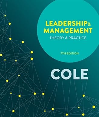 (eBook PDF)Leadership and Management Theory and Practice 7th by Kris Cole