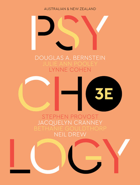 (eBook PDF)Psychology Australian and New Zealand Edition,3rd by Douglas A. Bernstein、 Julie Ann Pooley、 Lynne Cohen、 Stephen C. Provost、 Steve Provost