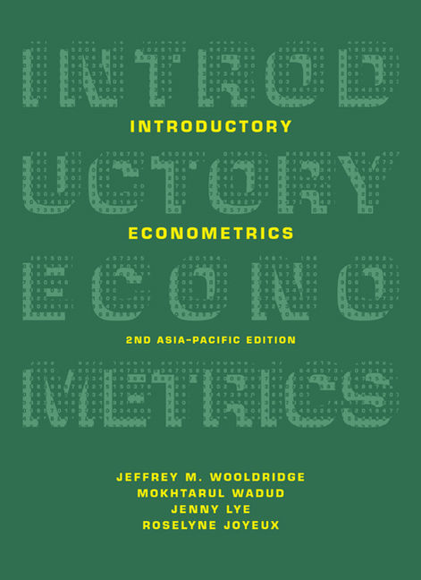 (eBook PDF)Introductory Econometrics Asia-Pacific 2nd Edition by Jeffrey M. Wooldridge、 Dr Mokhtarul Wadud、 J. N. Lye、 Roselyne Joyeux