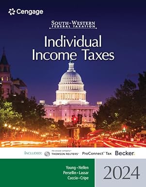 (Test Bank)South-Western Federal Taxation 2024 Individual Income 47th by James Young , Annette Nellen , Mark Persellin , Sharon Lassar