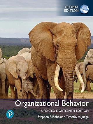 (Test Bank)Organizational Behavior, Updated 18th Global Edition by Stephen Robbins , Timothy Judge