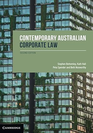 (eBook PDF)Contemporary Australian Corporate Law 2nd Edition by Stephen Bottomley