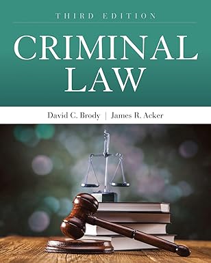 (eBook PDF)Criminal Law 3rd Edition  by David C. Brody , James R. Acker 