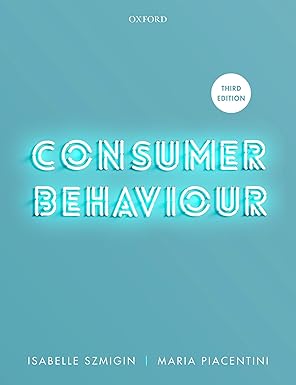 (eBook PDF)Consumer Behaviour 3rd Edition by  Isabelle Szmigin by Szmigin 