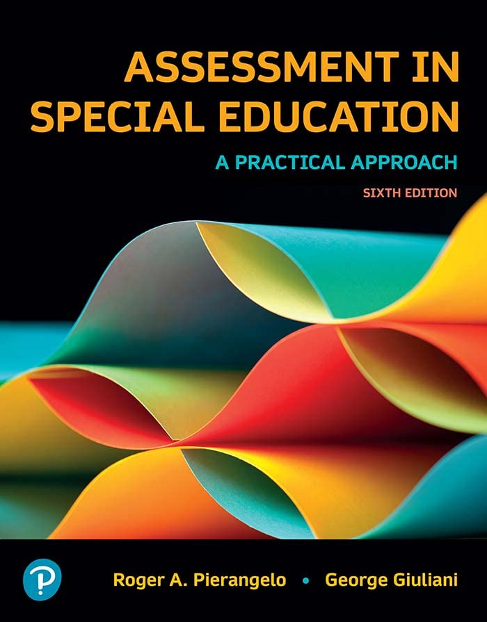 (eBook PDF)Assessment in Special Education 6th Edition by Roger Pierangelo, George Giuliani