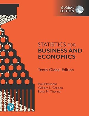 Solution manual for  Statistics for Business and Economics, 10th Global Edition by Betty Thorne
