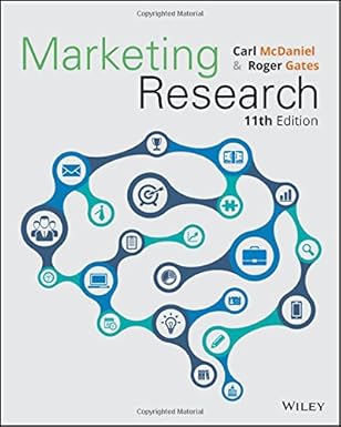 Test Bank for  Marketing Research 11th Edition by Carl McDaniel Jr. , Roger Gates