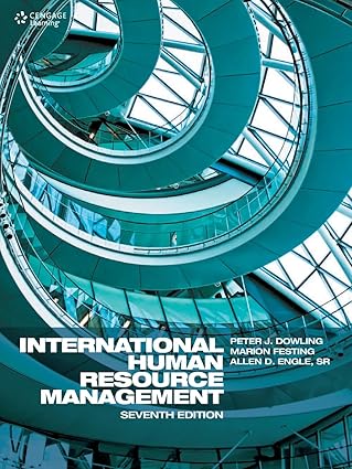 Solution manual for  International Human Resource Management 7e 7th Edition by Peter Dowling