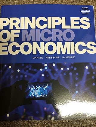 Test Bank for  Principles of Microeconomics 8th Canadian Edition  by N. Gregory Mankiw , Ronald Kneebone , Kenneth McKenzie
