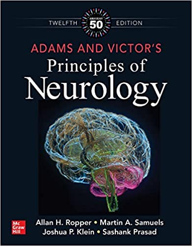 Test Bank for Adams Victor＆＃39;s Principles of Neurology,Twelfth 12th by Allan Ropper , Martin Samuels , Joshua P. Klein , Sashank Prasad