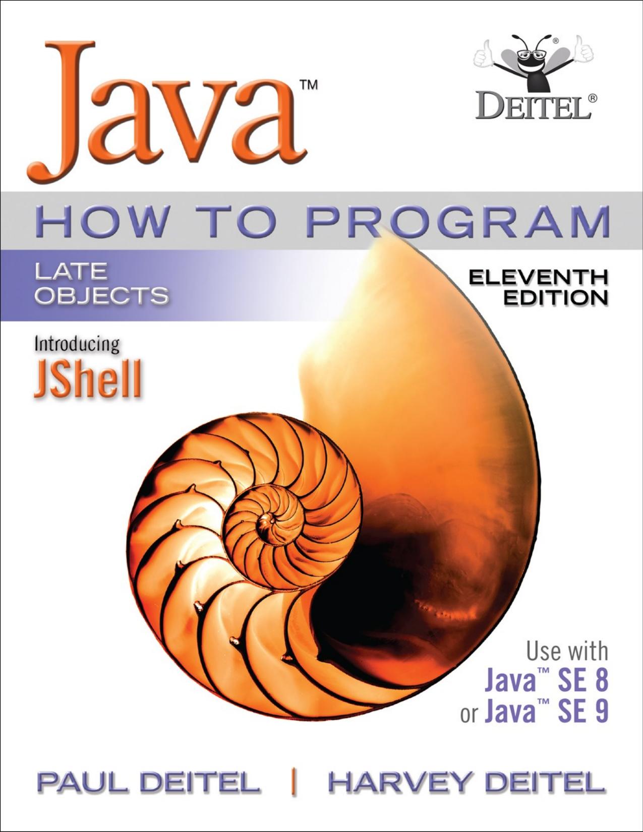 Test Bank for Java How To Program,Late Objects 11th Edition by Paul Deitel,Harvey Deitel