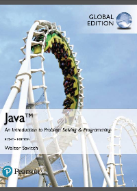 Test Bank for Java: An Introduction To Problem Solving And Programming 8th Global Edition by Walter Savitch