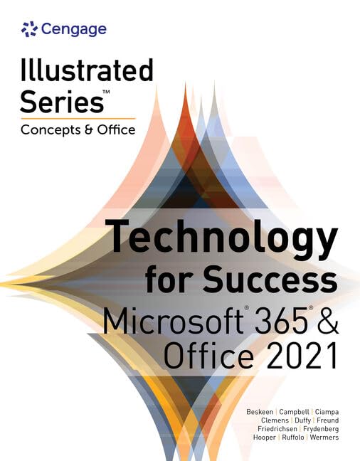 (eBook PDF)Technology for Success and Illustrated Series Collection, Microsoft 365 ＆amp; Office 2021 by David Beskeen, Jennifer Campbell