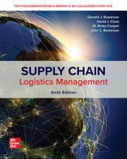 Test Bank for Supply Chain Logistics Management 6th Editio发邮箱 by Donald Bowersox,David Closs,M. Bixby Cooper