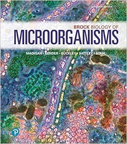 Solution manual for Brock Biology Of Microorganisms 16th Edition by Michael T. Madigan , Kelly S. Bender , Daniel H. Buckley