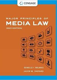 Test Bank for Major Principles of Media Law,2023 1st Edition by Genelle Belmas , Jason M. Shepard
