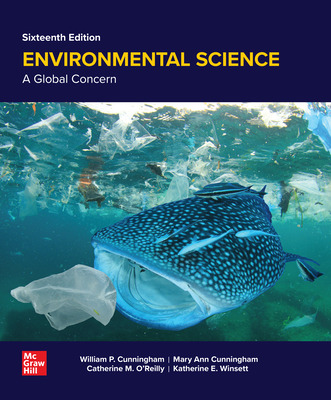 Test Bank for Environmental Science:A Global Concern 16th Edition by William P. Cunningham,Mary Cunningham