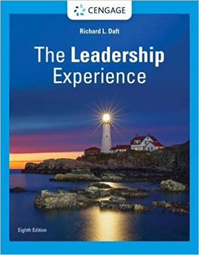 Test Bank for The Leadership Experience 8th Edition by Richard L. Daft