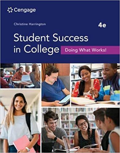 Test Bank for Student Success in College:Doing What Works! 4th Edition by Christine Harrington