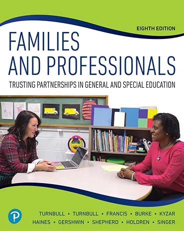 (eBook PDF)Families and Professionals: Trusting Partnerships in General and Special Education 8th Edition by Ann Turnbull
