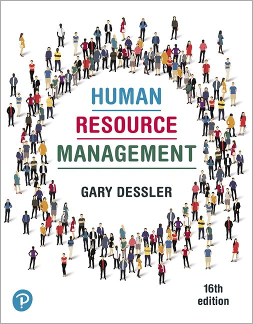 Test Bank for  Human Resources Management 16th Edition  by Gary Dessler 