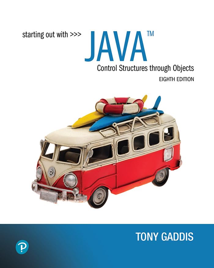 (eBook PDF)Starting Out With Java: Control Structures through Objects 8th by Tony Gaddis