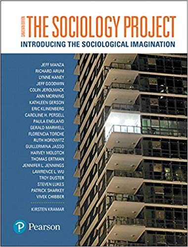 Test Bank for The Sociology Project: Introducing The Sociological Imagination, First Canadian Edition by Jeff Manza ,＆lrm; NYU Sociology Department ,＆lrm; Kirsten Kramar