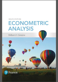 Test Bank for Econometric Analysis 8th Edition by William H. Greene