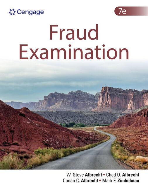 (eBook PDF)Fraud Examination 7th Edition by  W. Albrecht, Chad Albrecht, Conan Albrecht, Mark Zimbelman