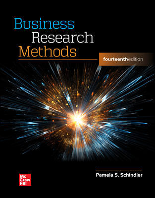 Test Bank for Business Research Methods 14th Edition by Pamela Schindler