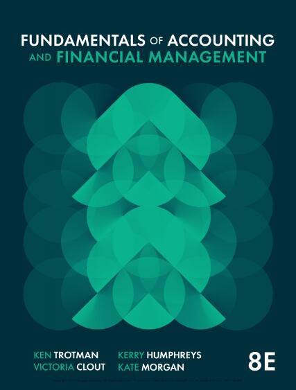 Test Bank for Fundamentals of Accounting and Financial Management 8th by Ken Trotman