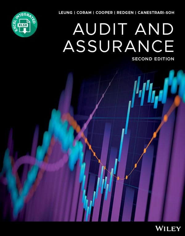 Solution manual for Audit and Assurance Services, 2nd Edition by Philomena Leung, Paul Coram, Barry Cooper, Kirsty Redgen, Dominic Canestrari-Soh
