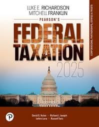 (eBook PDF)Pearson＆＃39;s Federal Taxation 2025 Corporations, Partnerships by  Luke E. Richardson